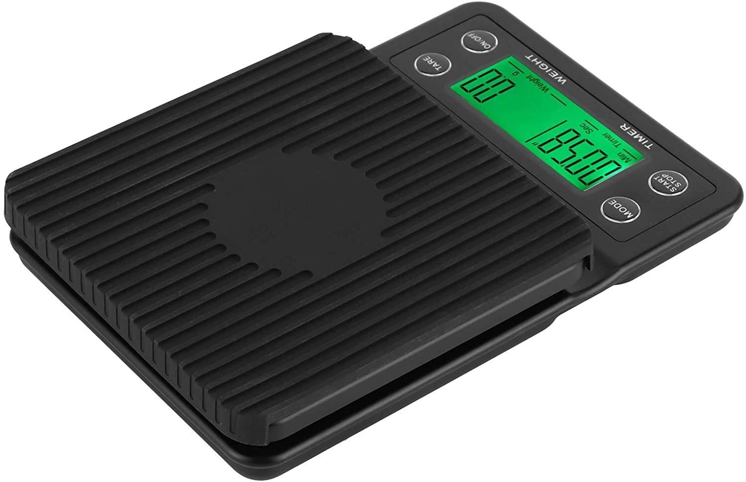 Elektroniczne wagi kuchenne Bardzo dokładna skala kawy z timerem, elektroniczna skala kawy z ekranem wyświetlacza LCD do parzenia kawy Przenośne wagi cyfrowe