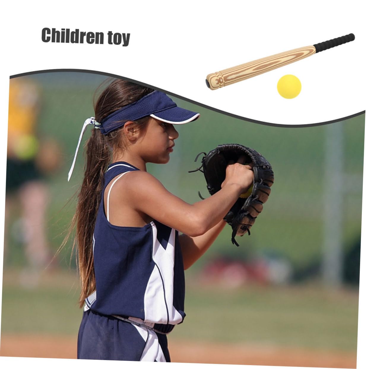 ifundom Mazza da Baseball in Eva per Ragazzo Ragazza, Giocattolo Sportivo Portatile per Giochi Indoor e Sviluppo Coordinazione Occhio-mano