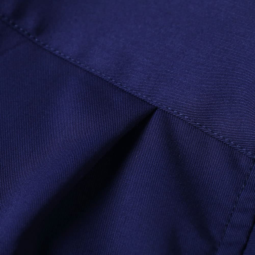 Camicia da Scuola per Ragazzo Manica Corta Uniforme Camicie Solid, vestibilità Regolare