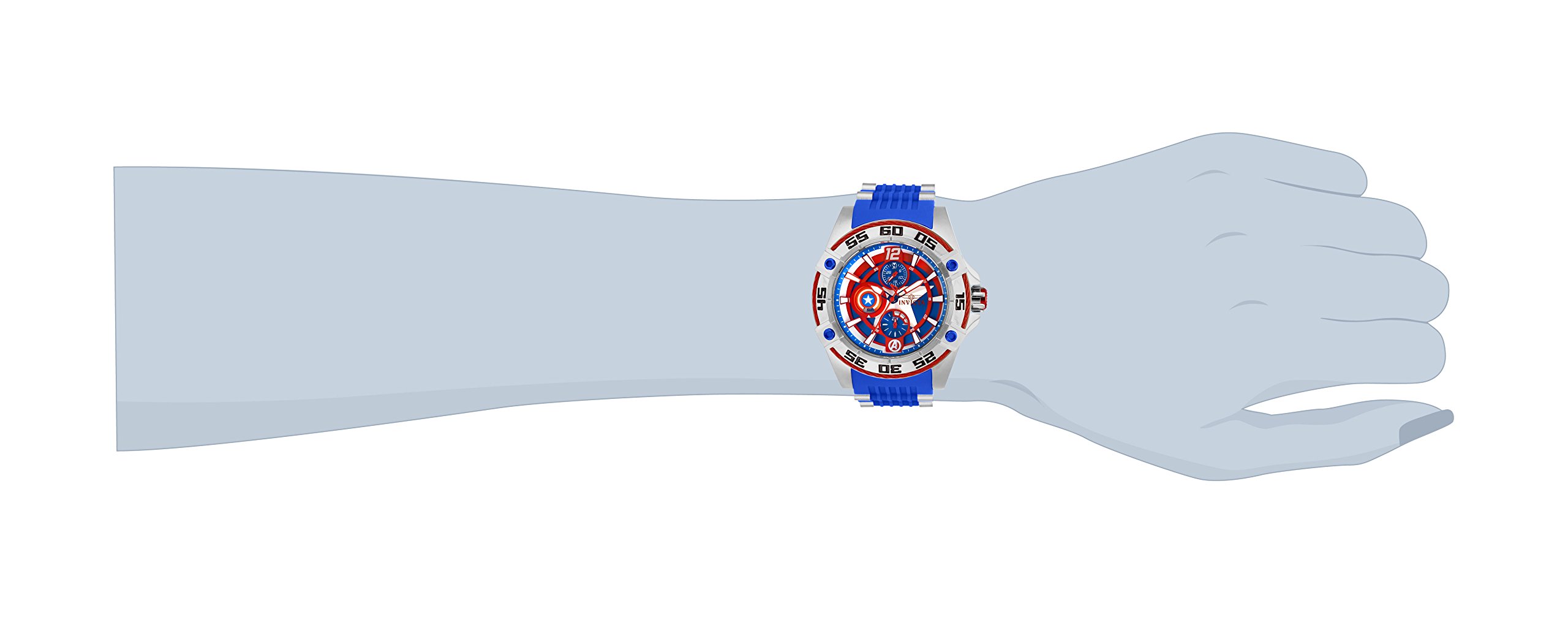 Invicta Blue and Red Marvel Limited Edition ladies Watch 27024 RELOJ CAPITÁN AMÉRICA PARA MUJER INVICTA MARVEL 27024  main image 3
