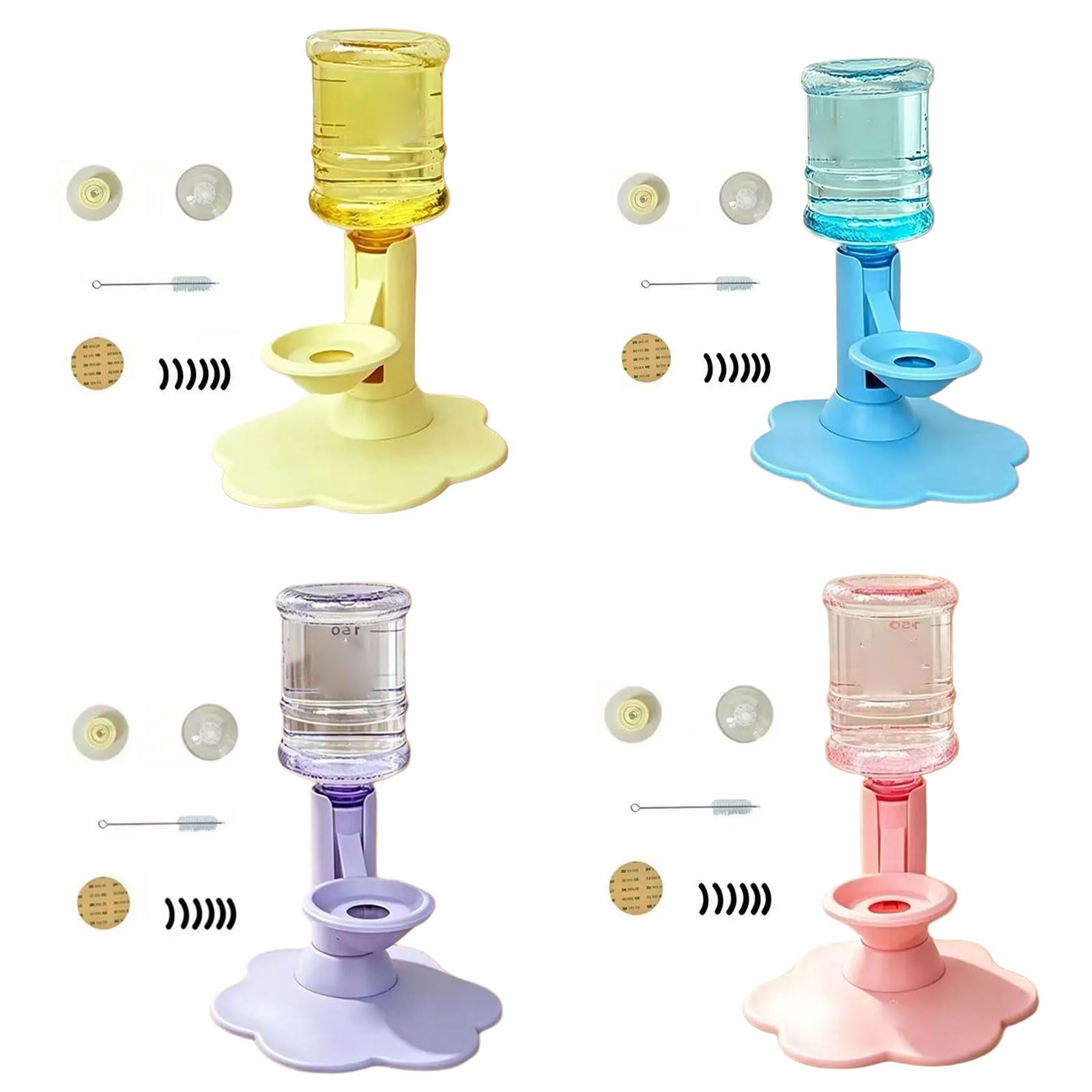 Dispensador de Agua felino sin Filtro Permite Recarga, Purple
