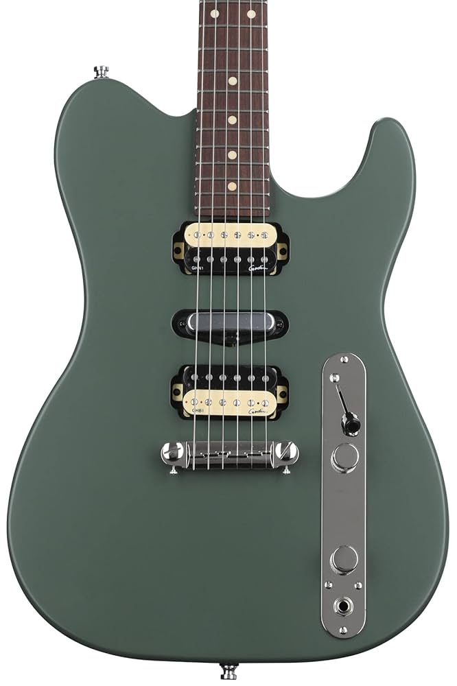 Godin Radium エレキギター 50406_Radium_Matte_Green_RN_an