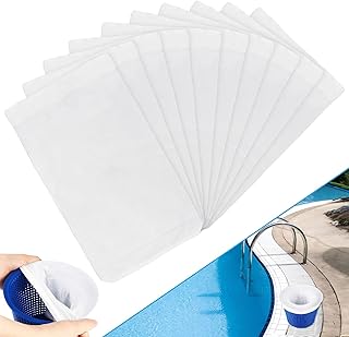 Pool Skimmer Socks, 10 Pcs Swimming Pool Filter Socks, Pool Basket Filter Socks for Cleans Debris and Leaves Inground and Above Ground Pools