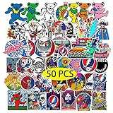 Kilmila Grateful Bear Stickers（50Pcs Large Size）Gifts Merch Grateful Dancing Bear Party Supplies...