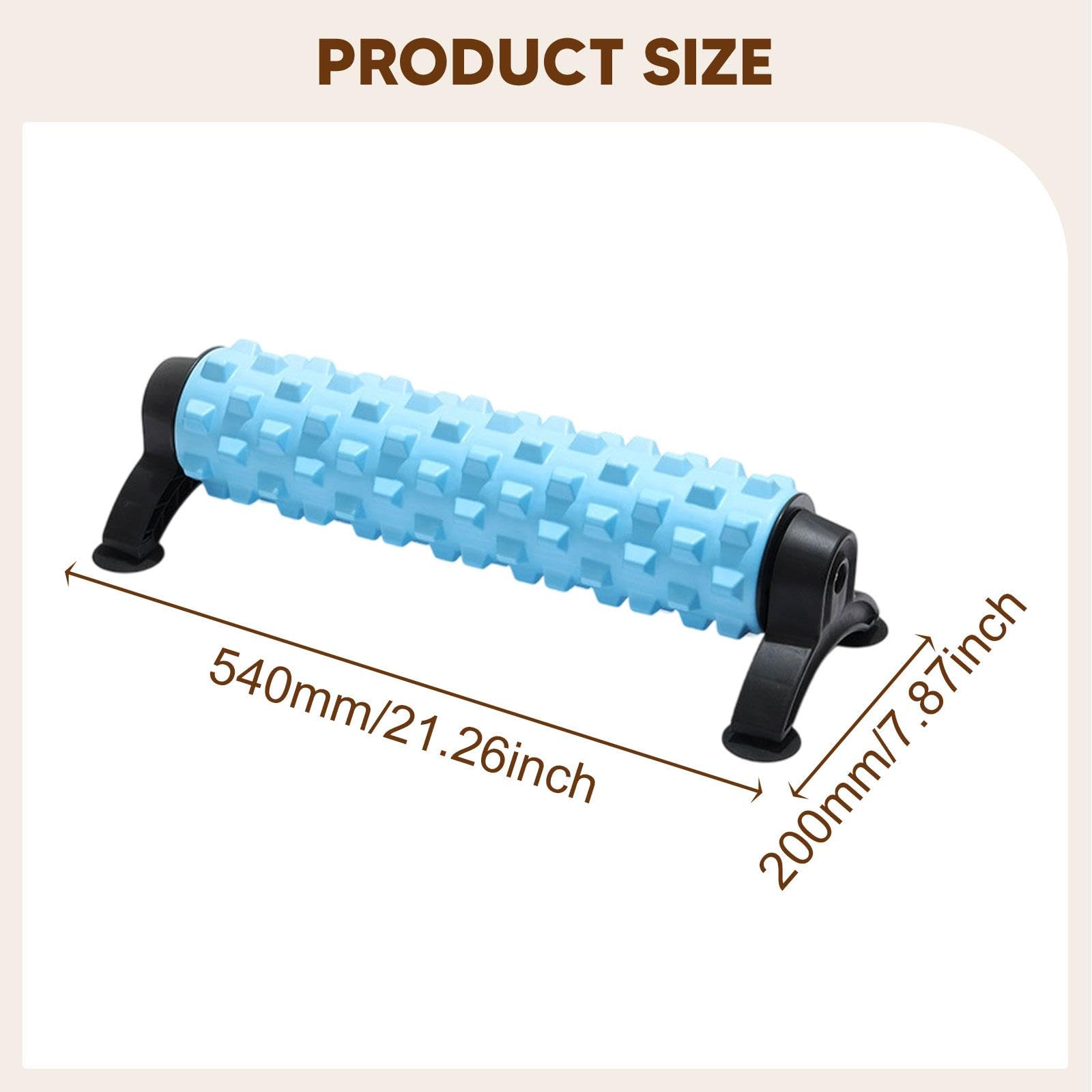 Rodillo de Masaje de Espuma EVA con Soporte, Masajeador de Cuerpo Completo para Estiramiento de Brazos Y Ejercicios Deportivos.