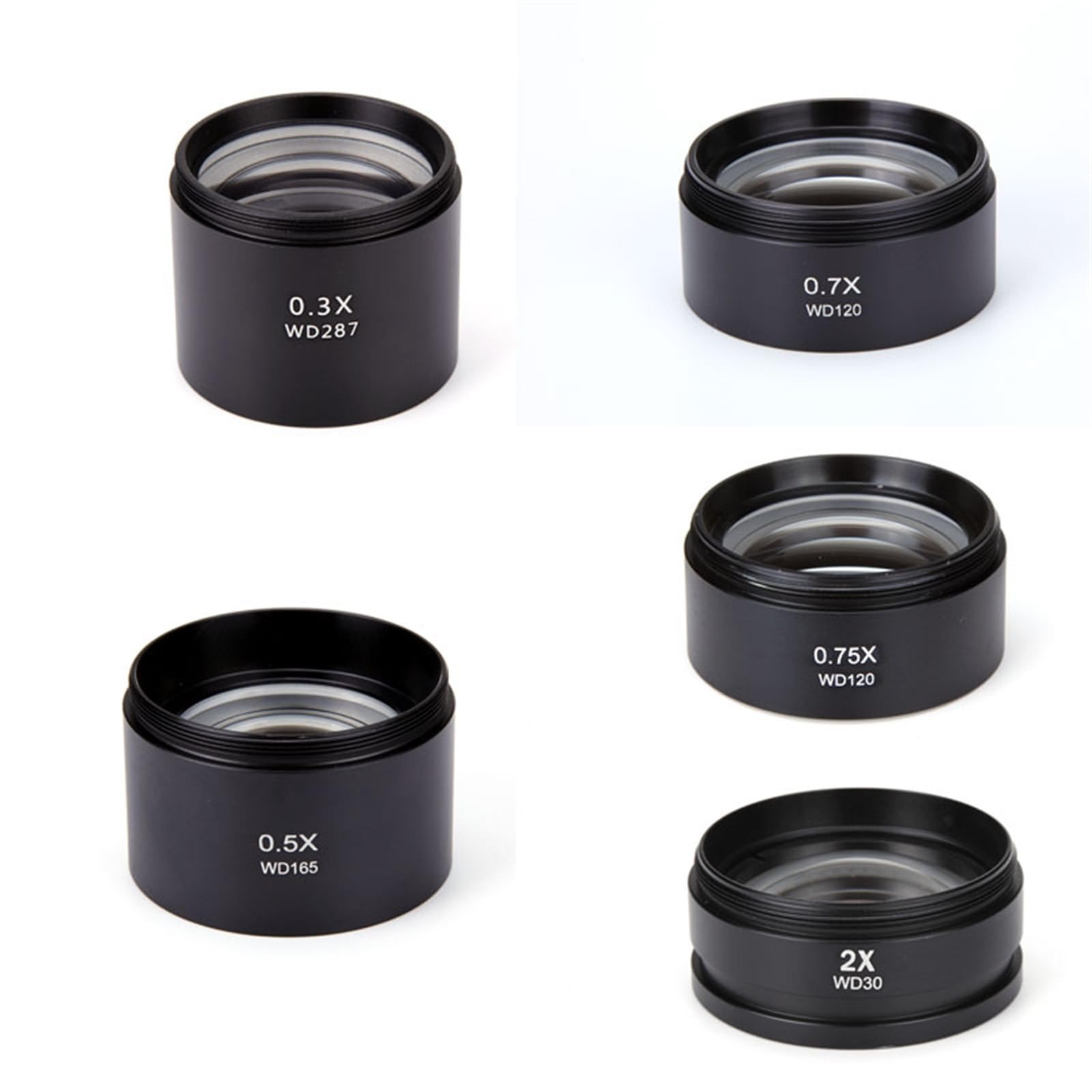 Parti del microscopio 0.3X 0.5X 0.7X 0.75X 1X 2X Lente di Barlow Stereo Accessori for Lenti for microscopio Lente ausiliaria for Obiettivo 48mm Filettatura(1.5X)