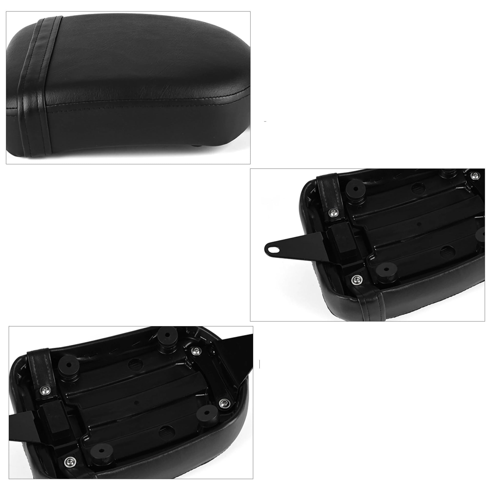 Accesorios Motocicletas para Rebel CM1100 CMX1100 2021 2022 2023 2024 Asientos Traseros para Motocicleta Cojín para Pasajero Asiento De Cuero para Pasajero Piezas Repuesto(A Style)