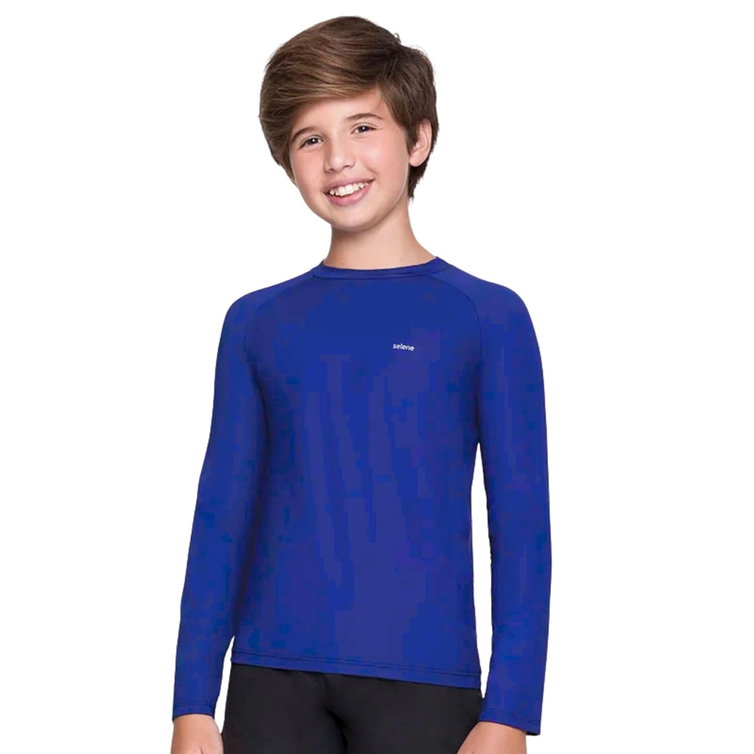 Camiseta Proteção Uv Infantil Manga Longa Selene Unissex