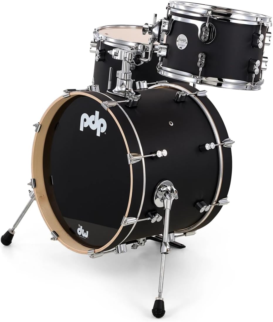 PDP Concept Maple Bop 3-piece Shell Pack - Satin Black
