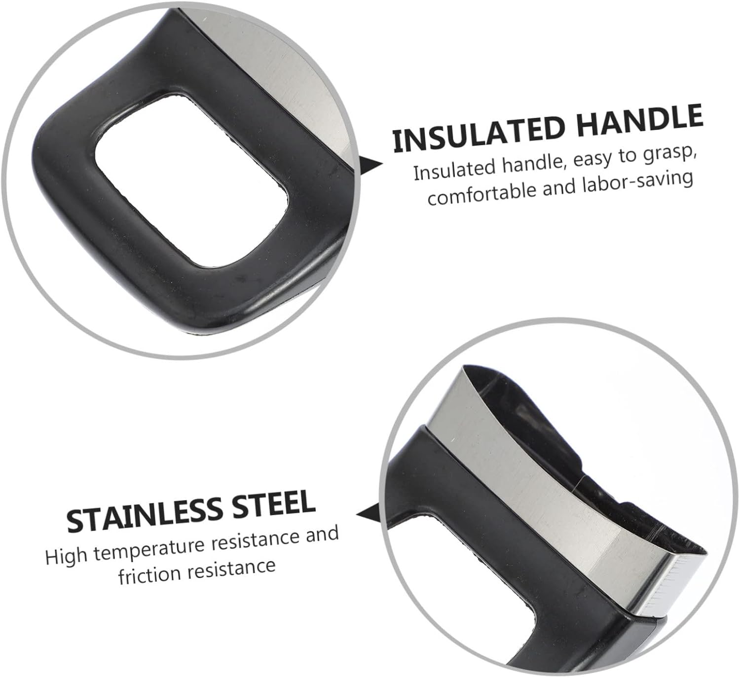 5pcs Stainless Steel Scald Pot Grips Replacement Side Handles for Pressure Pans Easy to Install Fit