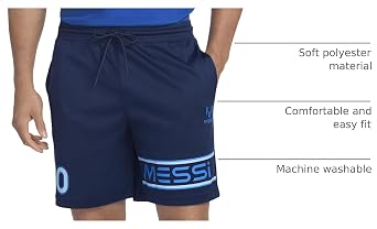 Messi Men's Lifestyle Barz Shorts with Drawstring, Comfortable Fit
