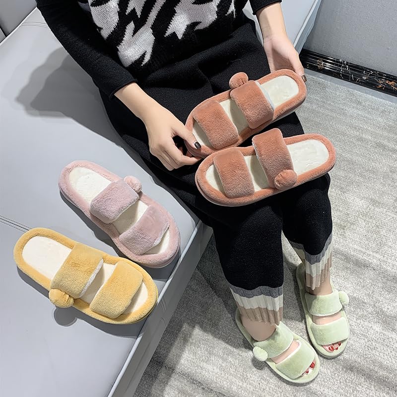 Image of DRUNKEN Slippers For Women Men Winter Sandals Casual Flats Home Footwear Man Girls Sliders Flip Flops Chappals Ladies Clogs Sleeper Slides Stylish Ortho Soft