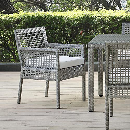 Modway-Aura-Wicker-Rattan-Outdoor-Patio-Dining-Arm-Chair-with-Cushion-in-Gray-White