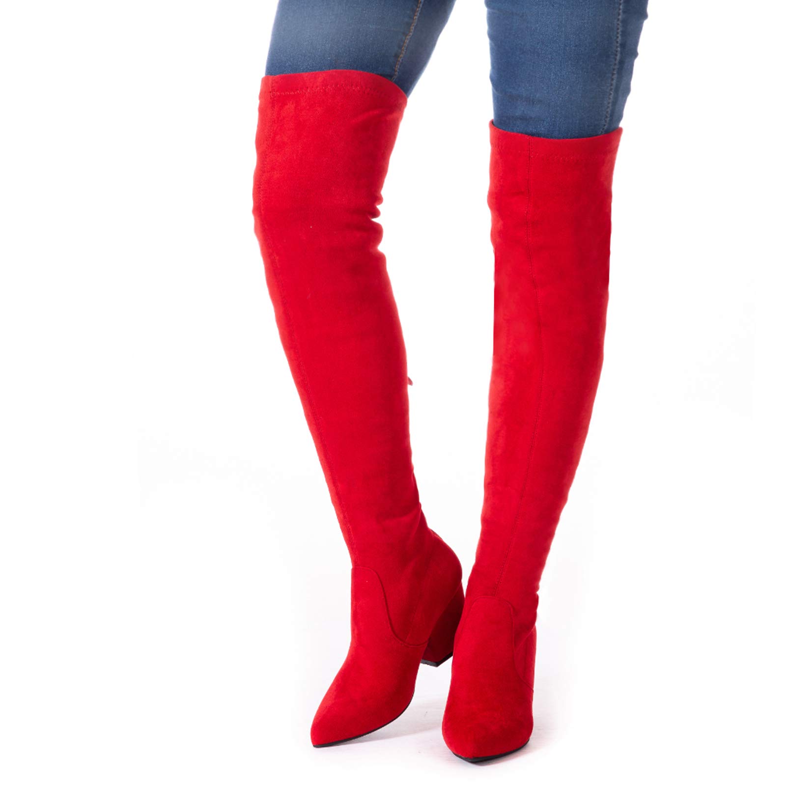 Mtzyoa Mtz-7-10-ba Stivale sopra il ginocchioDonna