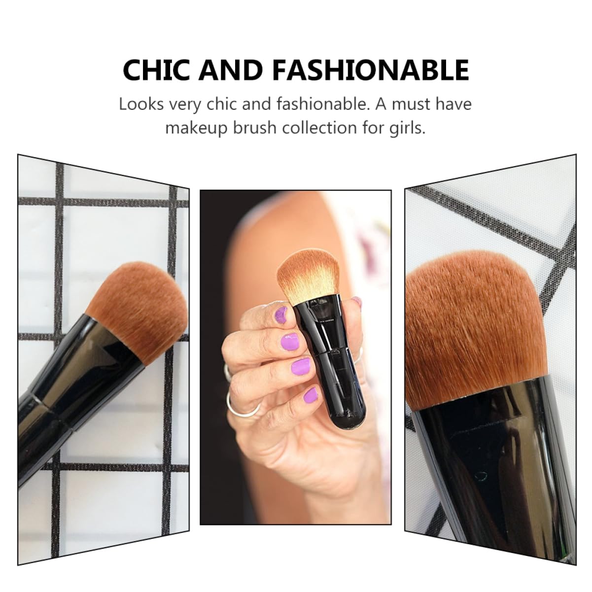 FOMIYES Foundation Brush Blush Brush for Cheeks Fluffy Powder Brush Makeup Brush Cosmetics Makeup Brush for Women Natural Shape