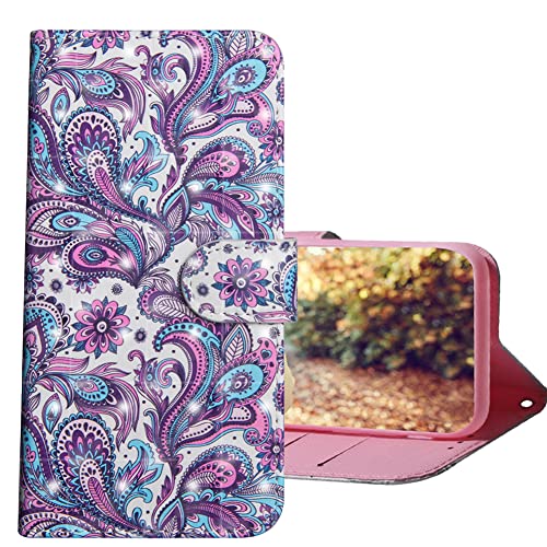 QIWEIQINGWH Funda para OnePlus Nord 2 5G, Funda Libro OnePlus Nord 2 5G, Funda Móvil OnePlus Nord 2 5G Magnético Carcasa para OnePlus Nord 2 5G Funda con Tapa YX Swirl Flower Cover