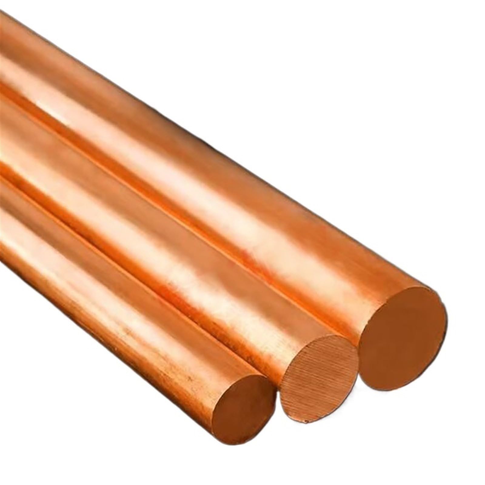Wypełnione miedziane pręty Pręt miedziany chromowo-cyrkonowy C18150, spawanie elektryczne, lutowanie, CNC, różne rozmiary, 1 szt(18x500mm)