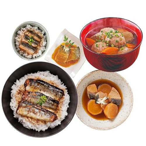 三陸食堂 煮魚 惣菜 セット 5種 12パック [阿部長商店 宮城県 気仙沼市 20565441]