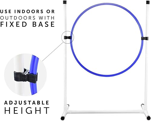 Miniatura 4 de Sporting Dog - Kit de agilidad para principiantes | Kit de agilidad para perros de 5 piezas | Saltos de agilidad | Saltos de neumáticos | Postes