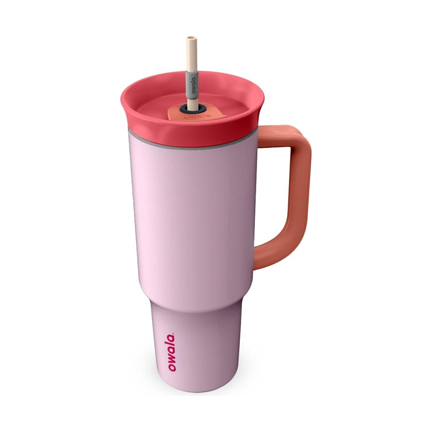 Owala, Tumbler Stainless Steel Peachy Rose, 40 Ounce