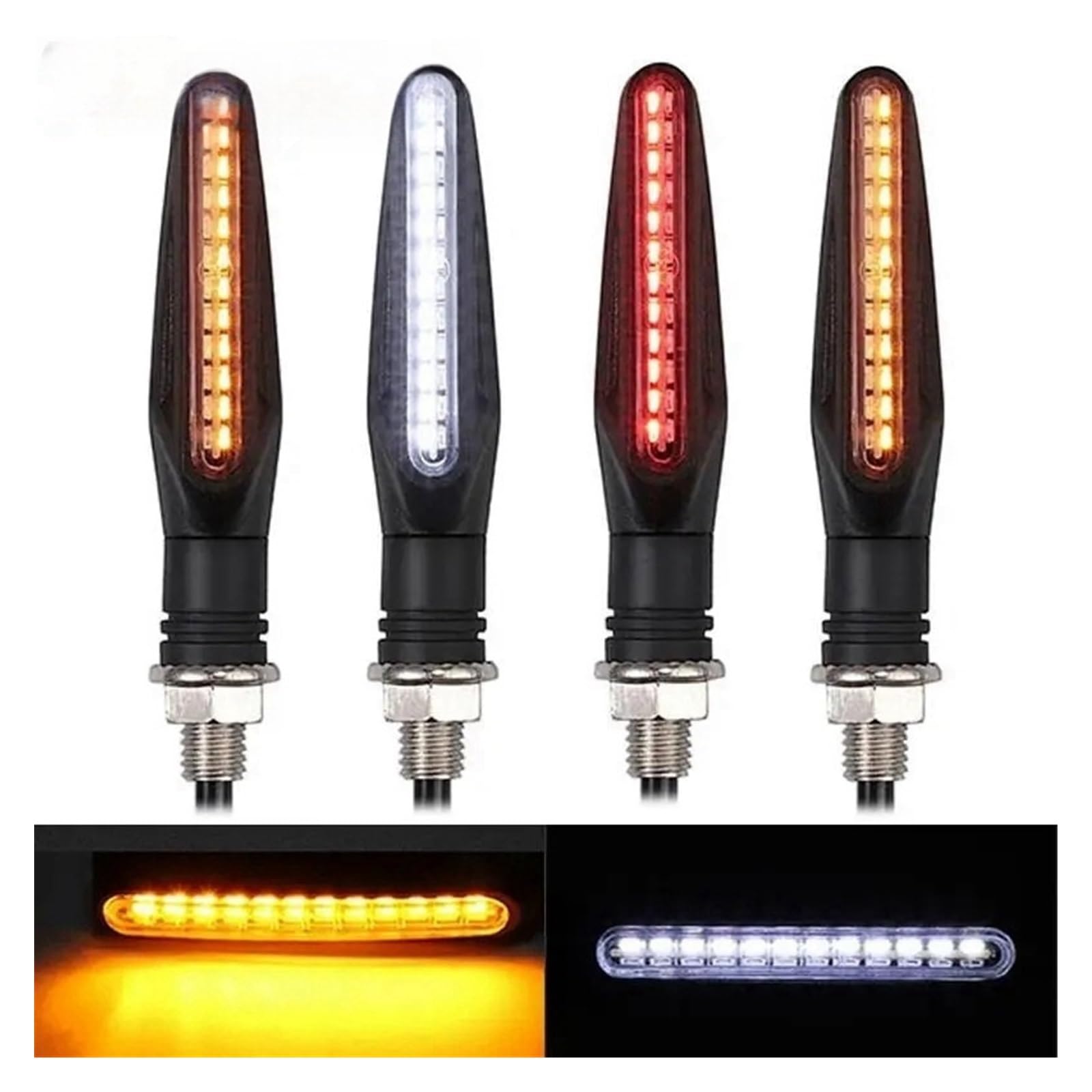 Indicatori di direzione a LED per moto a 24 LED Indicatoris Motos