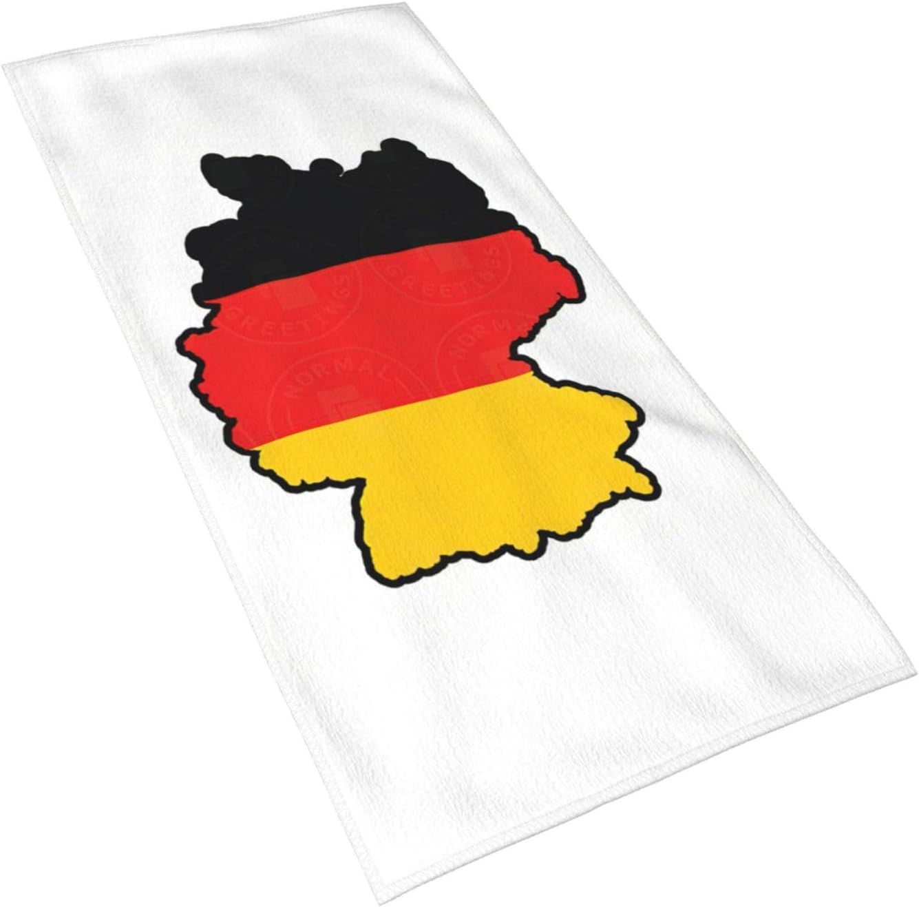 German Flag Map Print Hand Towels for Kitchen, Decorative Bathroom Towels Decor Farmhouse Cute for Men Women Gifts