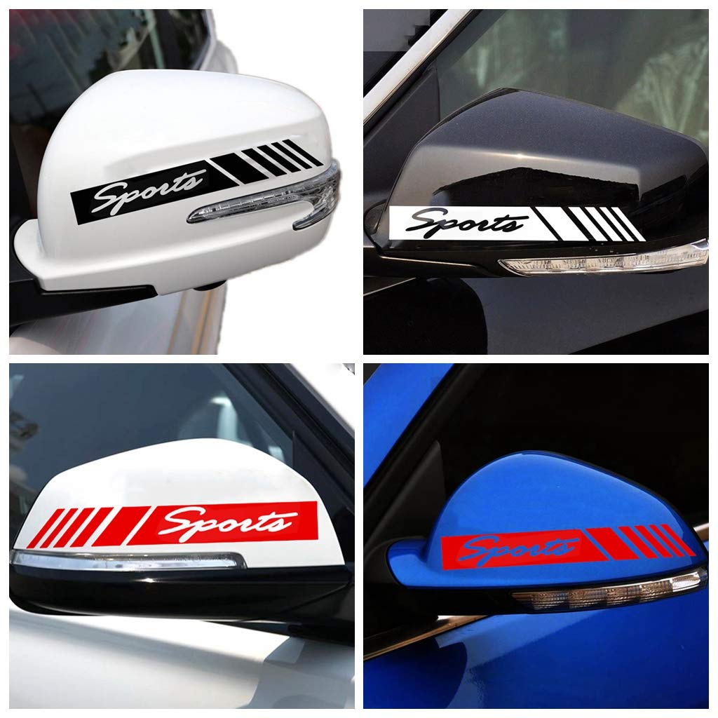 Vinyl Mirror Graphic Stickers Car Side Mirror Decals Set Of 2 ...