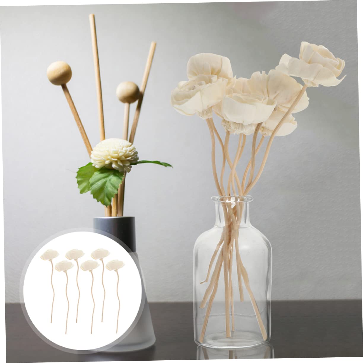 ABOOFAN 30 STK Aromatherapie-Rattan wohnaccessoires Room Fragrance duftdefuser dyfuzor zapachowy Zubehör für Aromaflaschen Aroma-Sticks kerzenset Schilf Duftstäbchen Aroma-Diffuse-Sticks