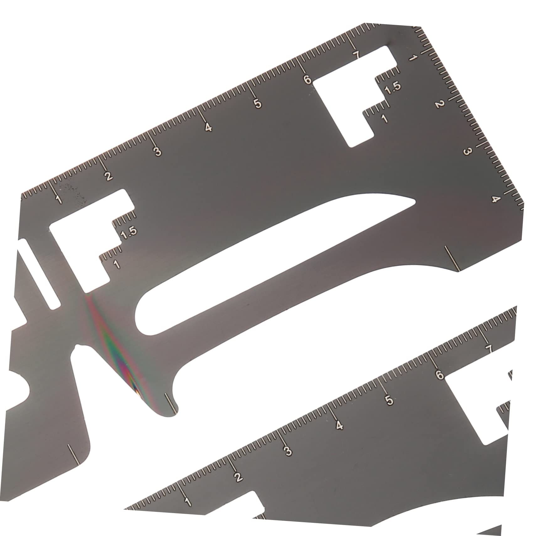 DOITOOL 6pezzi Ruler Per Sopracciglia Inossidabile Per Sopracciglia Strumento Makeup Per e Ragazze Stencil Per Design