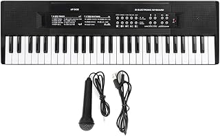 Electric Organs Portable 54 Key Piano Keyboard Electronic Organ Kids Piano Toy with Microphone & Recording Function for Beginers Musical Education