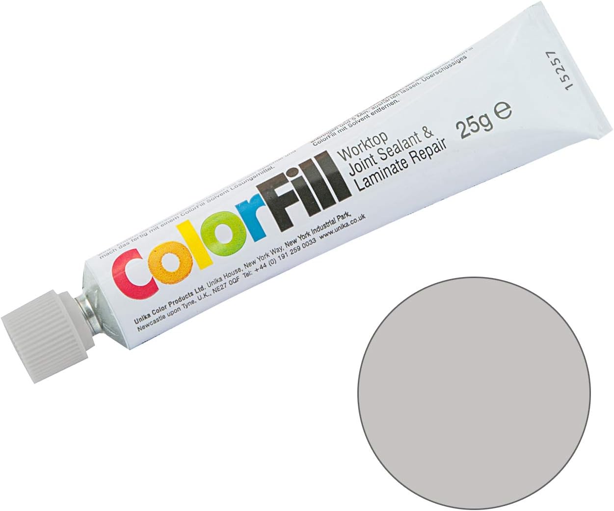 Unika ColorFill Laminate Worktop Joint Sealer Compound Repair Sealant (CF136 Titan)