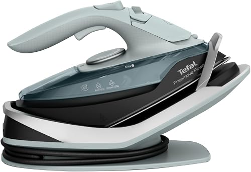 Tefal Freemove Power FV6670E0 Cordless Steam Iron, 2600 W, Steam Flow 40 g/min, 220 g/min, 250 ml Water Tank, Automatic Shut-off, Ceramic Sole - 3
