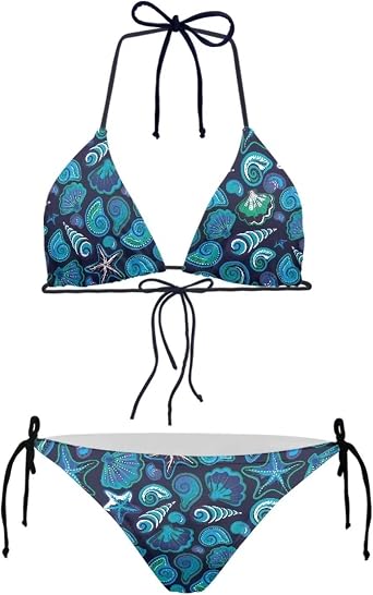 Bikinis for Women Two Piece String Bikini Set Swimsuit Push Up