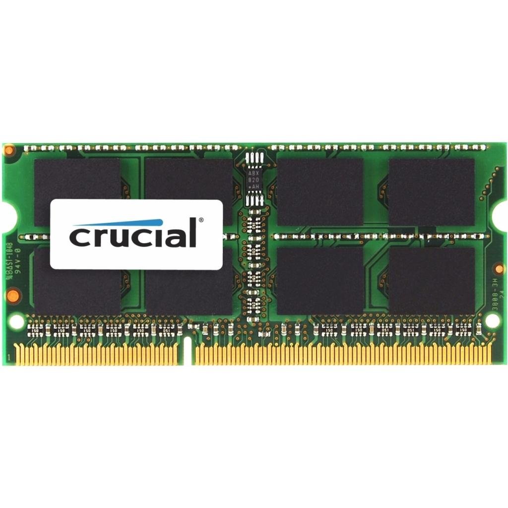 Crucial 8GB Single DDR3/DDR3L 1600 MT/s (PC3-12800) SODIMM 204-Pin