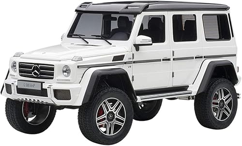 Autoart Mercedes Benz G500 4X4 2 Blanco Brillante 1/18 Modelo Coche