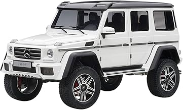 Autoart Mercedes Benz G500 4X4 2 Blanco Brillo 1/18 Modelo de Coche