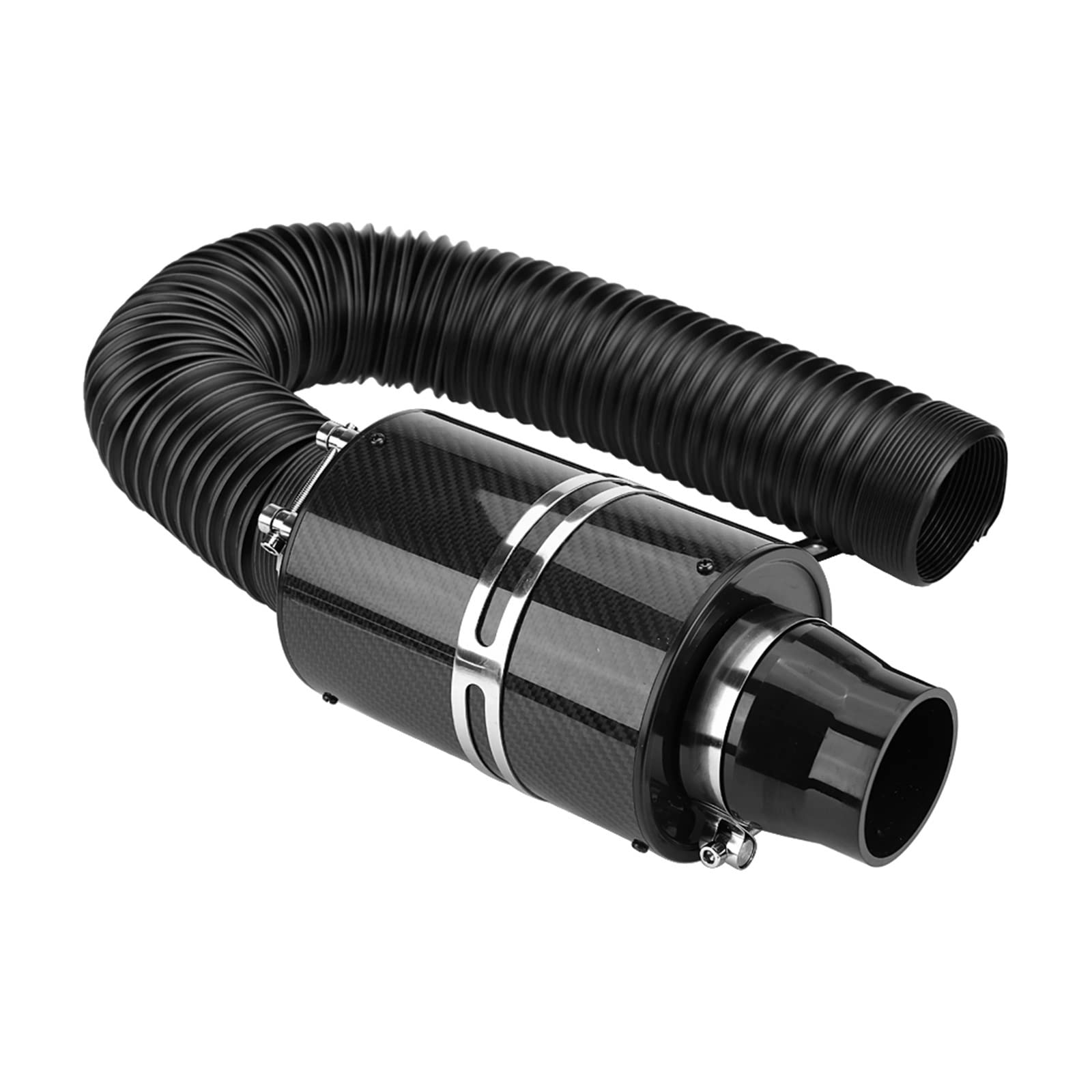 daili store Uniwersalny samochodowy system filtrów zimnego powietrza o wysokim przepływie z włókna węglowego 76 mm, zestaw węży dolotowych, zestaw węży, zestaw wlotu powietrza