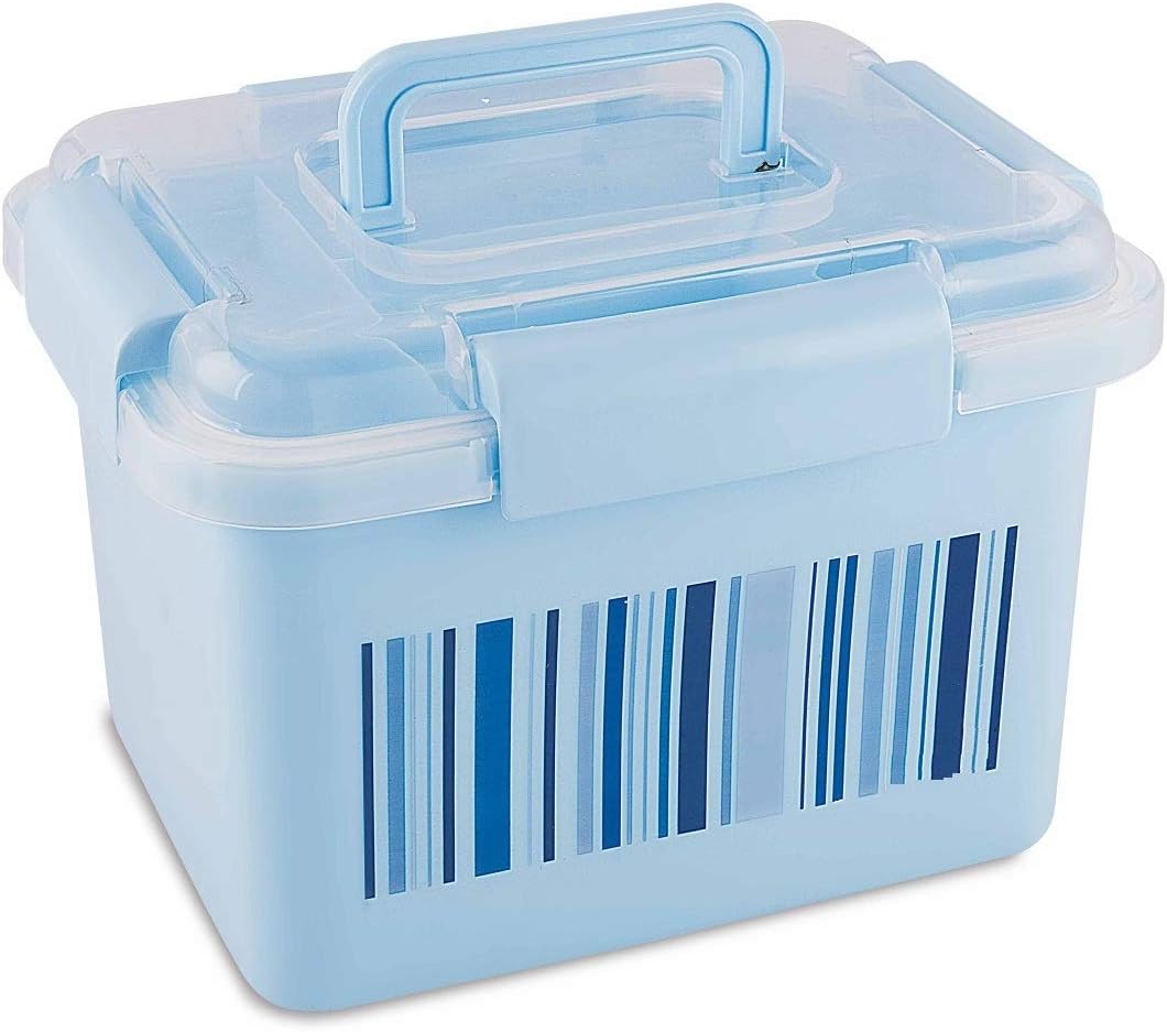 Sonal - Multi Purpose Storage Box - Medical Box, First Aid, Jewelry, Multi Purpose Storage Box (Large, Blue)
