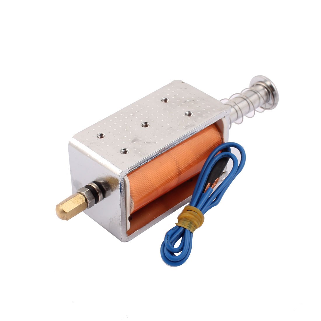 Aexit Elektromagnet 12V, Push-Pull, 10mm Hub, 3,1 Kg Kraft – Für Automaten, Maschinen, DIY-Projekte