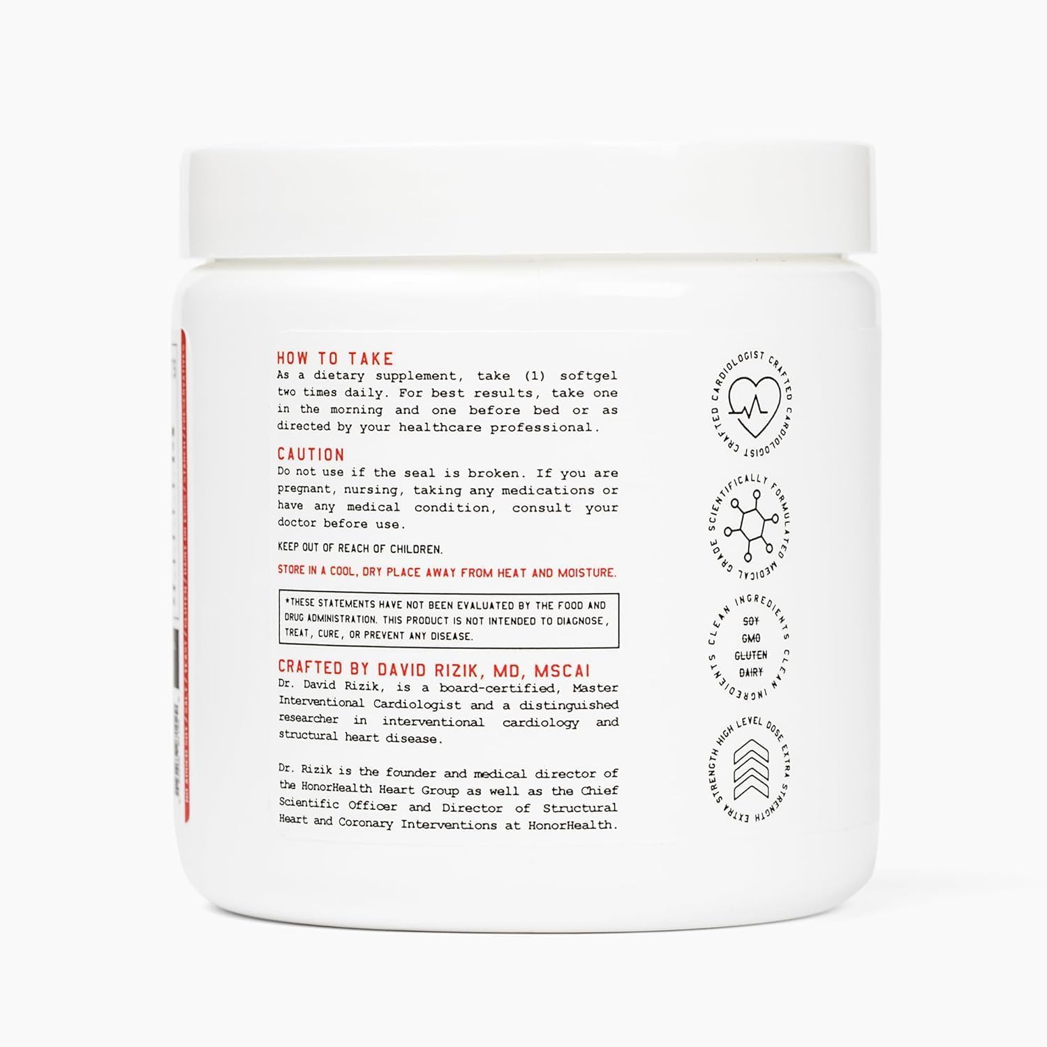 High Level Science CoQ10, Omega-3, Vitamin E, Cardiologist Formulated for Heart + Body + Mind Health, DHA/EPA, Antioxidant for Energy, Superior Bioavailable Fish Oil, Gluten Free, 60 Softgels - 3 Pack image 8 of 9 B0FB164FJ2