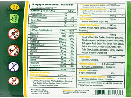Green Foods Magma Plus Drink Mix, 10.6 Ounce image 4