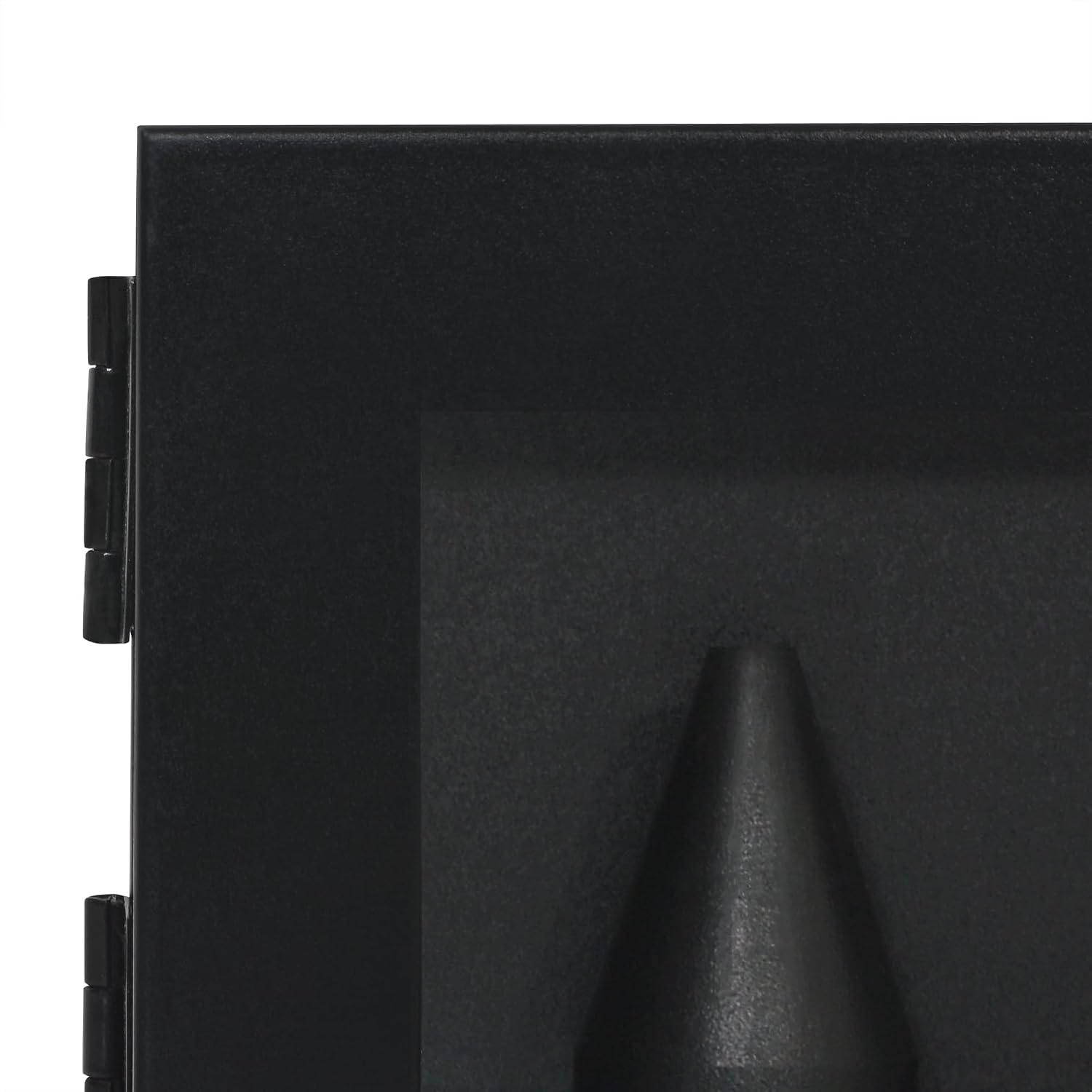 Americanflat 3.5x8 Championship Ring Display Case with Lock and Key - Hold 3 Rings - Black Ring Case for Jewelry Display with Shatter-Resistant Glass - Freestanding or Wall-Mounted Displays for Rings