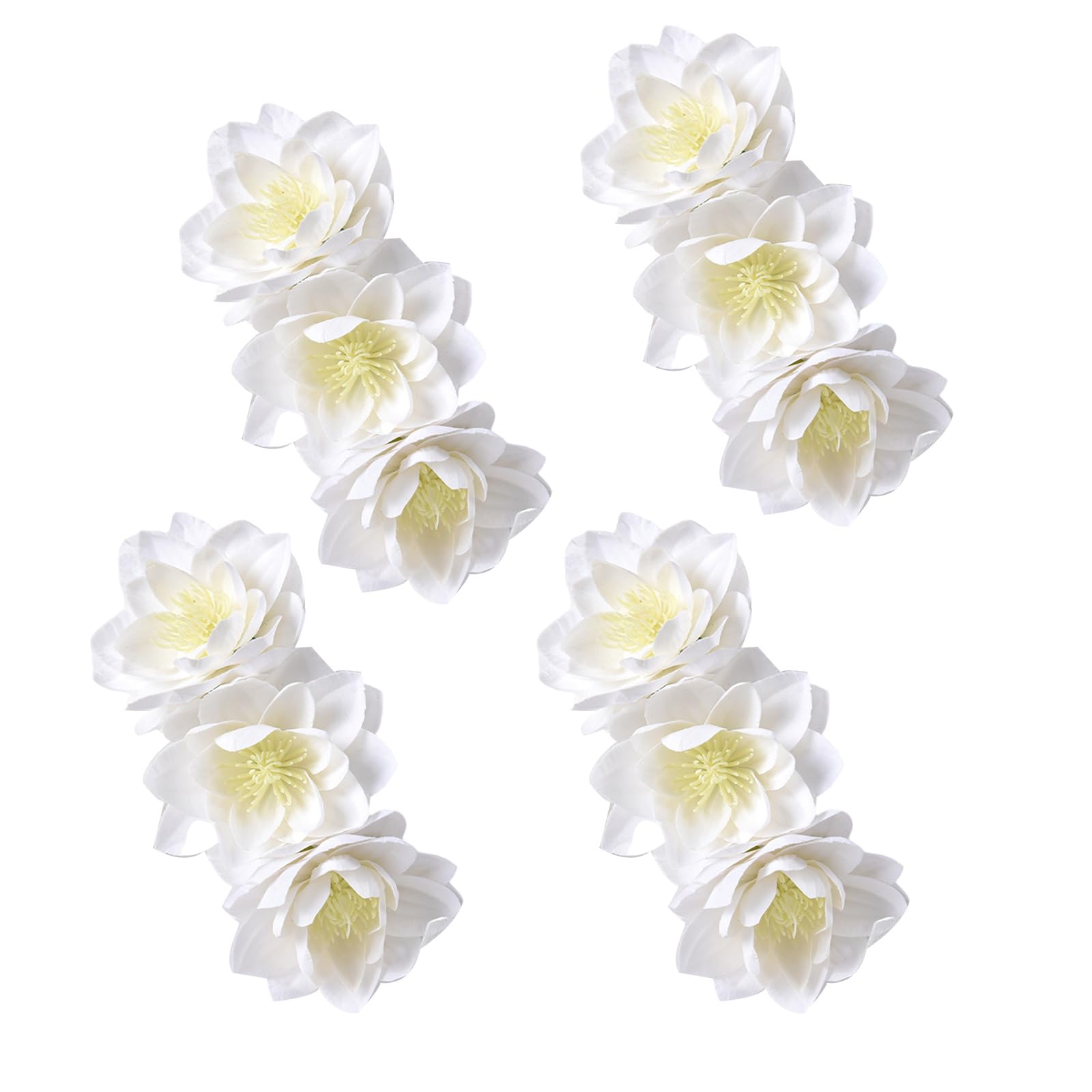Yhplxyuus Flower Curtain Tiebacks, Curtain Tie Holdbacks for Home Decoration, 4Pcs Set Binders