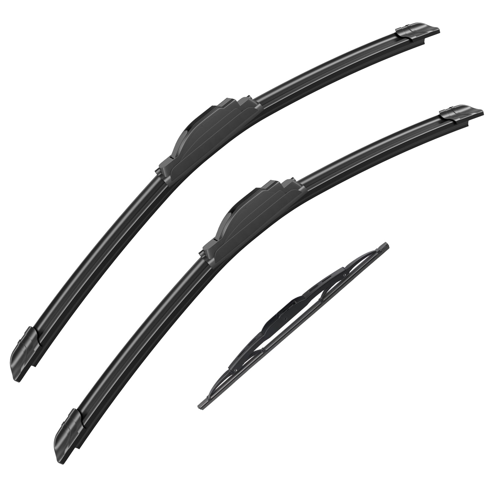 Gavimnal® 24"+20"+10" Silicone Wiper Blades Replacement For GMC Acadia 2017-2023,All-Season Front Rear Windshield Wiper Blades(Set of 3)