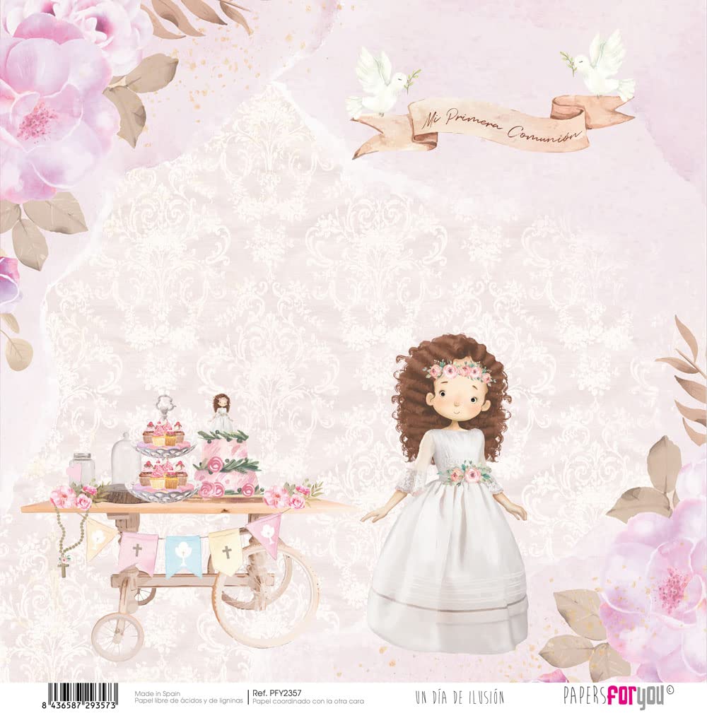 Papers For You - Kit de Papel de Tela para Scrapbooking y Manualidades