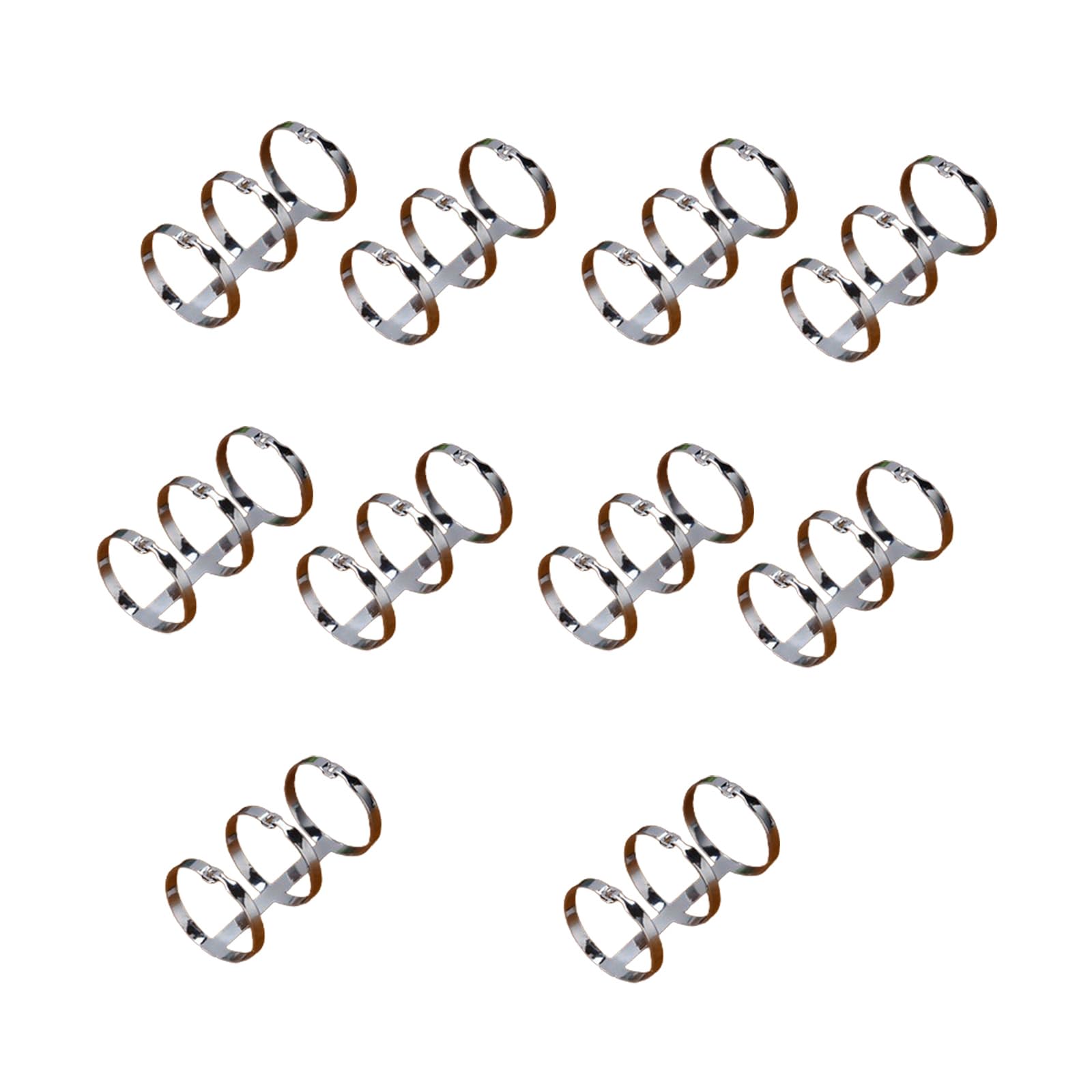 Raccoglitore ad anelli 10 pezzi Raccoglitori a 3 a fogli sciolti, Anelli for libri for quaderno, diario, album fotografico, Rilegatura a for la scuola a casa