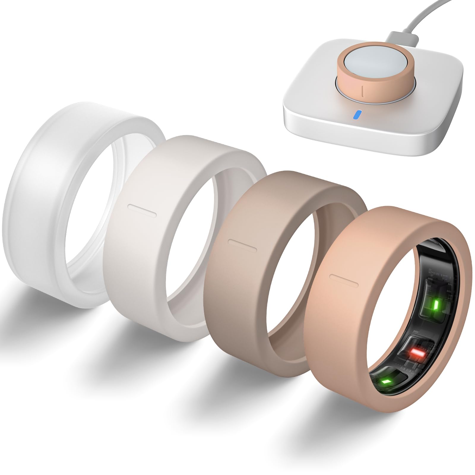 Accesorios de anillos inteligentes y fundas compatibles con ULTRAHUMAN Ring AIR 8