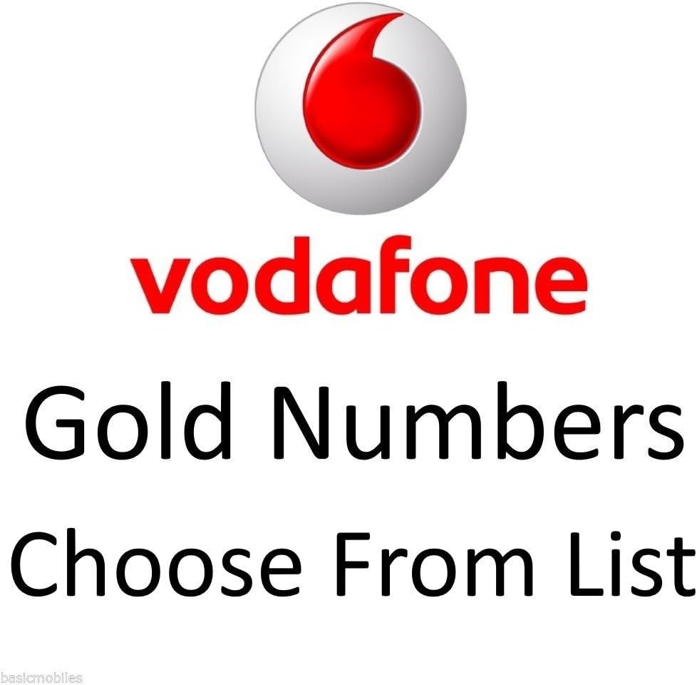 VODAFONE GOLD NUMBER VIP BUSINESS EASY MOBILE PHONE NUMBER DIAMOND PLATINUM SIM CARD