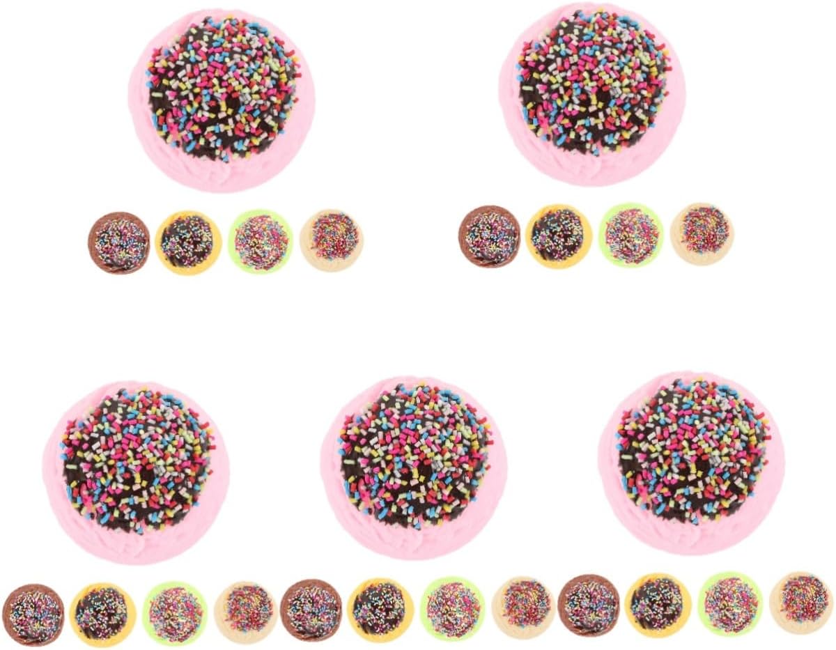 VICASKY 25pcs Fake Ice Favors for Party Simulated Ice Balls Props Reusable Show Model