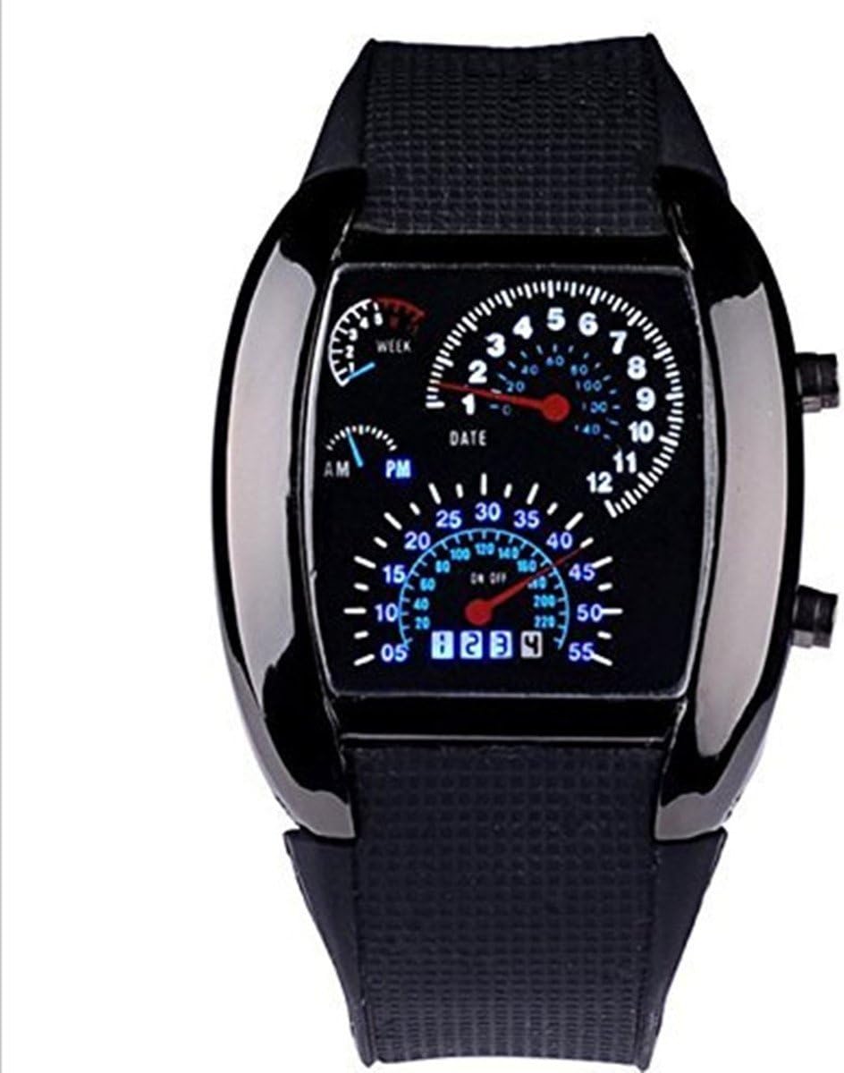 WPOS Double Sports LED Analog and Digital Men/Woman Unisex Sport Wrist Watch